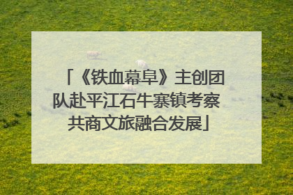 《铁血幕阜》主创团队赴平江石牛寨镇考察 共商文旅融合发展