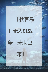 「侠客岛」无人机战争：未来已来