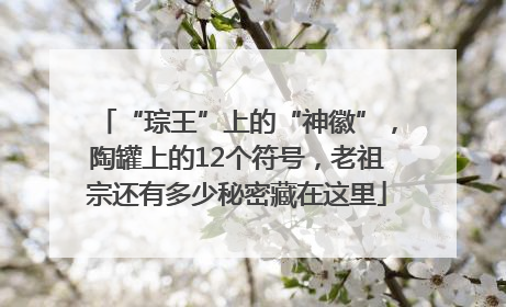 “琮王”上的“神徽”，陶罐上的12个符号，老祖宗还有多少秘密藏在这里