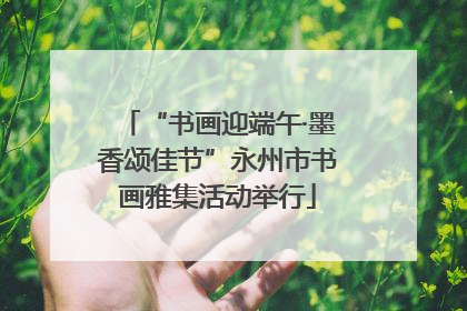 “书画迎端午·墨香颂佳节”永州市书画雅集活动举行