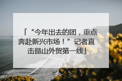 “今年出去的团，重点奔赴新兴市场！”记者直击昆山外贸第一线