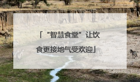 “智慧食堂”让饮食更接地气受欢迎