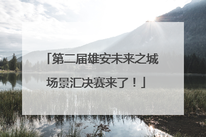 第二届雄安未来之城场景汇决赛来了！