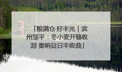 粮满仓·好丰光｜滨州邹平：冬小麦开镰收割 奏响夏日丰收曲