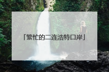 繁忙的二连浩特口岸