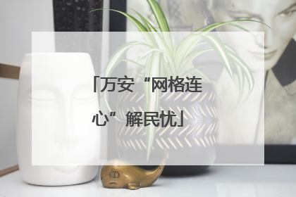 万安“网格连心”解民忧