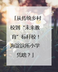 从传统乡村校到“未来教育”标杆校！海淀这所小学凭啥？