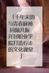千年宋韵与青春脉搏同频共振 开封职业学院打造行走的文化课堂