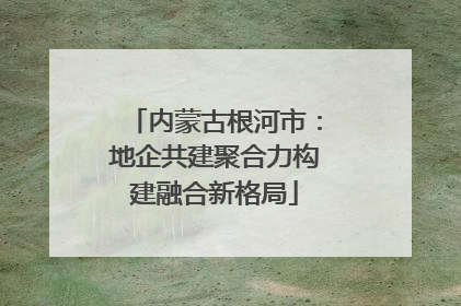 内蒙古根河市：地企共建聚合力构建融合新格局