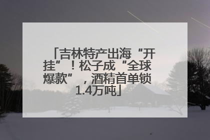 吉林特产出海“开挂”！松子成“全球爆款”，酒精首单锁1.4万吨