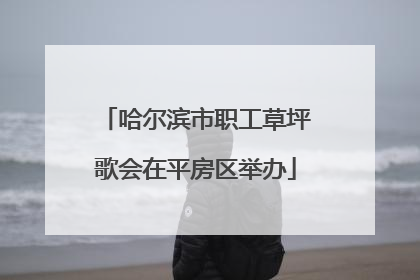 哈尔滨市职工草坪歌会在平房区举办