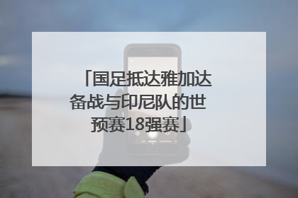 国足抵达雅加达备战与印尼队的世预赛18强赛