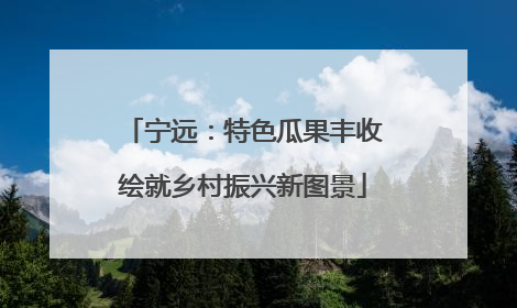 宁远：特色瓜果丰收绘就乡村振兴新图景