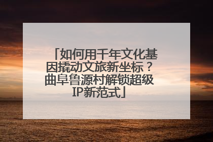 如何用千年文化基因撬动文旅新坐标？曲阜鲁源村解锁超级IP新范式