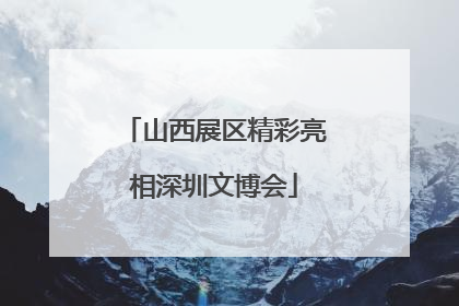 山西展区精彩亮相深圳文博会