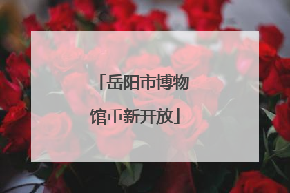 岳阳市博物馆重新开放