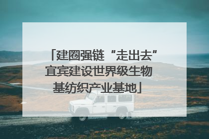建圈强链“走出去” 宜宾建设世界级生物基纺织产业基地