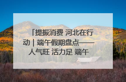 提振消费 河北在行动｜端午假期盘点——人气旺 活力足 端午经济“热浪”迭起