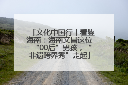 文化中国行丨看鉴海南：海南文昌这位“00后”男孩，“非遗跨界秀”走起