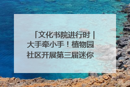 文化书院进行时｜大手牵小手！植物园社区开展第三届迷你马拉松活动