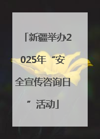 新疆举办2025年“安全宣传咨询日”活动