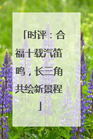 时评：合福十载汽笛鸣，长三角共绘新景程