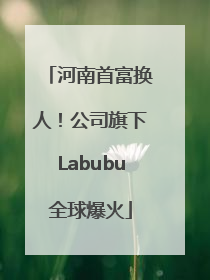 河南首富换人！公司旗下Labubu全球爆火