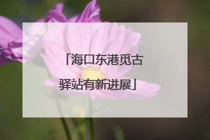 海口东港觅古驿站有新进展