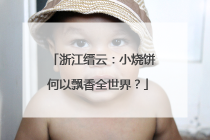 浙江缙云：小烧饼何以飘香全世界？