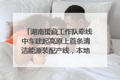 湖南援藏工作队牵线中车建起高原上首条清洁能源装配产线，本地大学生成车间检验员