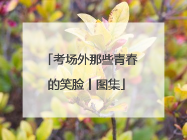 考场外那些青春的笑脸丨图集
