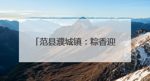 范县濮城镇：粽香迎端午 情暖敬老心