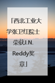 西北工业大学张卫红院士荣获J.N.Reddy奖章