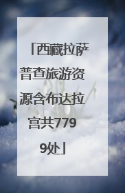 西藏拉萨普查旅游资源含布达拉宫共7799处
