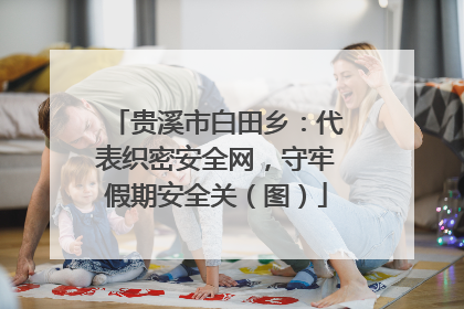 贵溪市白田乡：代表织密安全网，守牢假期安全关（图）