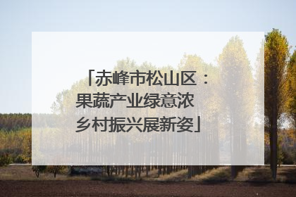 赤峰市松山区：果蔬产业绿意浓 乡村振兴展新姿