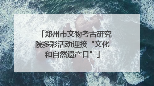 郑州市文物考古研究院多彩活动迎接“文化和自然遗产日”