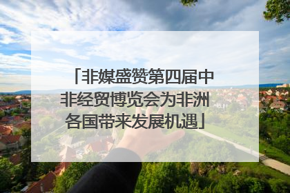 非媒盛赞第四届中非经贸博览会为非洲各国带来发展机遇