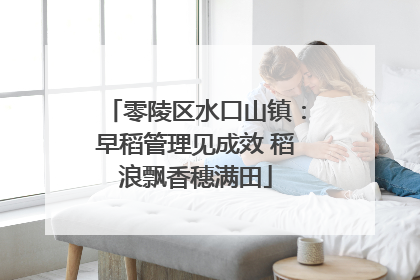 零陵区水口山镇：早稻管理见成效 稻浪飘香穗满田