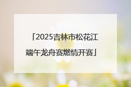 2025吉林市松花江端午龙舟赛燃情开赛