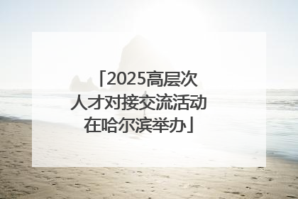 2025高层次人才对接交流活动在哈尔滨举办